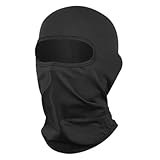 LONGKING Balaclava Ski Face Mask for Men– Skiing, Snowboarding, Motorcycle, UV Protection & Wind Protection Black