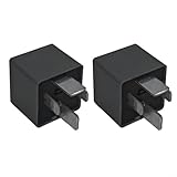 Aprilsunnyzone 2Pcs Car Relay 4 Pin Automotive Relay 5M5T-14B192-EA V23136-J4-X62, For Ford For Mondeo DC12V 70A Efficient Electrical Component