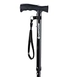 Drive Devilbiss HurryCane - Comfort Edition Walking Stick in Black
