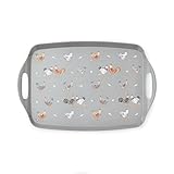 Cooksmart Hen House Lane Large Tray | British Designed Farmhouse Kitchen Tray | Durable Melamine & Plastic Blend | Rustic Countryside Design | Easy to Clean