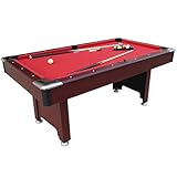 Walker & Simpson Sovereign 6ft Pool Table with Ball Return (Red)