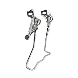 MXRGUMVI Bike Drop Stand Repair Bicycle Kickstand for Adults Mountain Bike Height 37.5 cm, Silver