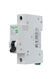 Schneider Electric Easy9 - MCB Miniature Circuit Breaker, 1 Pole, Type B, 6kA Breaking Capacity, 6A, 230V, EZ9F16106