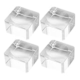 ULTECHNOVO 4pcs Crystal Ball Base Sphere Holder Stand Display for Paperweight Crystal Balls Holder Rock Display Pedestal