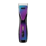 Andis Pulse ZR II - Purple Galaxy Limited Edition 5-Speed ​​Detachable Blade Clipper, Cordless Pet/Dog Grooming, Detachable Lithium-Ion Battery, 79205, Multicolor