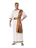 Bristol Novelty Official Forum AC734 Standard Adult Mens Greek God Costume With Brown Sash