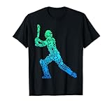 Cricket Player Youth Men Kids Boys T-Shirt