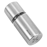 Vucchini Stainless Steel Nutmeg Grinder, Suits for Myristica, Seasonings and Nuts, with Airtight Lid, Sharp Blades Burr, Touch-Free, for Kitchen, Restaurant