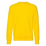 Fruit of the Loom Men's 62-202-0 Pullover Sweater, Sunflower, L