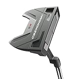 Wilson Harmonized X5 Putter, Made from Microinjected Polymer, Provides a Precision Roll, Features a Seam Grip, Colour: Grey/White/Red, Size: 34"