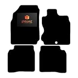 iPRIME - Tailored Car Mats - Fits NISSAN NOTE 2006-2012 - Anti Slip Mat, Fitted With Only 1 Clip & Granulated Backing - 4 Pc Car Floor Mats Set (450 Carpet)