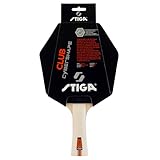 STIGA Club Cybershape Table Tennis Bat – Beginner Table Tennis Bat with 5-Ply Wood Blade, STAR Club Rubber & Large Sweet Spot – Learn Proper Technique from Day One