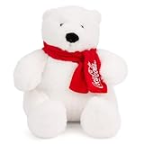 Officially licensed 20 cm Coca-Cola Polar Bear plush, a must-have for collectors and fans of the iconic brand