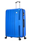 FLYMAX 55x35x20 4 Wheel Super Lightweight Cabin Luggage Suitcase Hand Carry on Flight Travel Bags Approved On Board Fits Easyjet Ryanair Jet 2 35 Litre