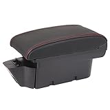 YJYWZH Double Layer Consoles Armrest Box for Toyota 86 Gt86 Subaru Brz Armrest Storage Box Scion FR-S 2012-2020