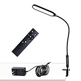 CeSunlight Workbench Light, LED Clamp Desk Lamp, 18W, 3000 LMS, 3 Color Modes, 16 Brightness Levels, CRI>95, Eye-Caring Task Lamp with Remote for Reading, Office, 0.5H/1H Timer (Adapter Included)