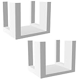 Print It Uk 2 Pack Bookcase Connectors Compatible with IKEA Billy Bookshelf | Shelf Straightener & Aligner Clips | Top Shelf Alignment Brackets | Billy Bookcase Accessories (White)