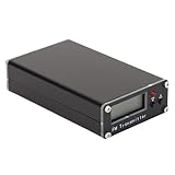 2000m FM Transmitter, Long Range Broadcast Transmitter with 1M Telescopic Antennae, LCD Frequency Display, 0.5W 500mW 76 to 108MHz FM Stereo Transmitter for School, Church