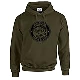 Dead Set Studio Fishing Gifts For Men - Born To Fish - Funny Mens Gifts Hoodie, Fishing Clothing For Men OLIVE GREEN SIZE XXL