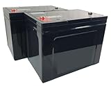 BatteryTrader® battery compatible with Shoprider Cordoba Mobility Wheelchair lead acid 12v 75ah AGM VRLA batteries