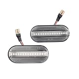 Turn Signal Light For For Polo 6N2 1999.10-2001.09 2pcs Dynamic LED Side Marker Turn Signal Amber Lights Indicator Blinker(Option 2)