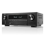 Denon AVR-X1800H 8K AV Receiver, 7.2ch Home Cinema Amplifier, Dolby Atmos, DTS:X, Dolby Surround Sound, and DTS Neural:X, Audyssey Room Correction, Bluetooth, AirPlay 2 and HEOS Built-in