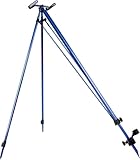 Shakespeare Salt Beach Rest - lightweight and robust, perfect for sea fishing from the beach, Blue/Black, 125-204 cm