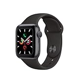 (Renewed) Apple Watch Series 5 (GPS, 44mm) - Space Gray Aluminum Case with Black Sport Band