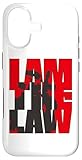 Judge Dredd I Am The Lawgiver Silhouette 2000 AD Case for iPhone 17