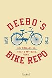 Deebos Bike, Friday Movie Notebook: Lined College Ruled Paper, Journal, Matte Finish Cover, 6x9 120 Pages, Diary, Planner