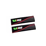 GVFKMNX 2 Pcs Car Seat Belt Pads,For Skoda VRS Octavia 1 2 3 Rapid Kodiaq Karoq RS Fabia Kamiq Harness Padding Pad Breathable Comfort Seat Belt Shoulder Pad Car Interior Accessories
