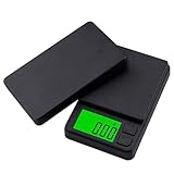 GeekerChip Precision Scales 0.01 g/1000 g, Digital Kitchen Scale, Portable Pocket Scale, Multifunctional Pocket Scale, Gram Scale, with LCD Display, for Food, Jewellery, Medicine, Laboratory, Coffee