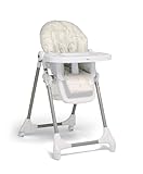 Mamas & Papas Snax, Adjustable Highchair, Reclines, Foldable, Removable Tray, Woven Natural