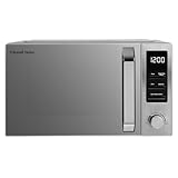Russell Hobbs Digital Microwave 23 Litre 900W Stainless Steel with 8 Auto Cook Menus & Defrost Function, 5 Power Levels, Integrated Timer, Mirror Door & Easy Clean RHM2372SS