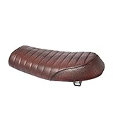 Motorcycle Seat For YAMAHA SR125 SR250 SR400 SR500 XJ550 XJ650 XS650 Retro Motorcycle Seat Hump Saddle Moto Flat Seats(BROWN)