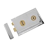 Yale Locks P334 Rim Lock Chrome Finish 156 x 104 mm Visi Pack