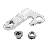 The Lord of the Tools 1x MTB Bicycle Rear Gear Mech Derailleur Hook Hanger RE9GA Tailhook Dropout Frame Adapter Compatible with Giant Bikes Anthem Compatible with XTC (Silvery)