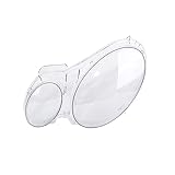 FHSUFG Car Front Headlight Lens Glass Cover For Mercedes For Benz For E Class W211 E240 E200 E350 E280 E300 2002-2008 Car Headlamp Lens Cover(Left)