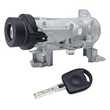 HISports Ignition Lock Barrel Starter Switch with Key 1K0905851B-Compatible with VW Golf MK5 MK6 Jetta Tiguan Seat Altea Leon A3 8P,Ignition Switch
