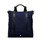 RADLEY London Columbia Road Responsible Medium Ziptop Backpack for Women in Ink Recycled Polyester with Water-based PU Trims