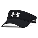 Under Armour Men's Golf96 Visor, Black (001)/White, One Size