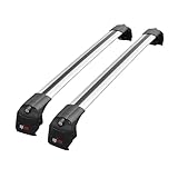 acpar Compatible with BMW X3 (G01) 2018-2024 ACE-2 Car Roof Rack Cross Bar Grey Aluminium 2 Bars