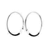 Lechnical Headlight Trim Ring 2pcs Replacement for BMW Mini Cooper F55/F56/F57 2014-2021 OEM 51137300631,51137300632,51712355791,51712355798