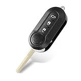 Key Matrix 3 Buttons Car Key Fob Cover Replacement for Fiat 500 Peugeot Citroen Brava Bravo Grande Evo Doblo Ducato Panda Punto Remote Key Case Shell
