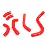 LUXERAD #Red for Suzuki RMZ 250 2013 2014 2015 2016 2017 Silicone Radiator Coolant Hose
