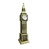 Bells Box Big Ben Model With Clock - Ds. Distinctive Style Metallic Big Ben Tower Decoration Statue - London Souvenir Gift
