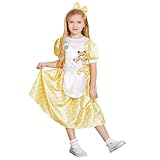 amscan 9903222 - Girls Shiny Goldilocks World Book Day Fancy Dress Costume with Bow Headband Age: 7-8 Yrs