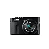 Panasonic LUMIX DC-TZ99E-K Compact Travel Zoom Camera, LEICA DC Lens, 30x Zoom, 20.3MP, 4K 30p Video, Tiltable Monitor, Wi-Fi, Bluetooth, Black