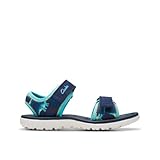 Clarks Boys Surfing Tide K Sandal, Navy, 9 UK Child