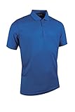 Glenmuir Men Gm077/Msp7373 Pique Polo Shirt - Blue, Large